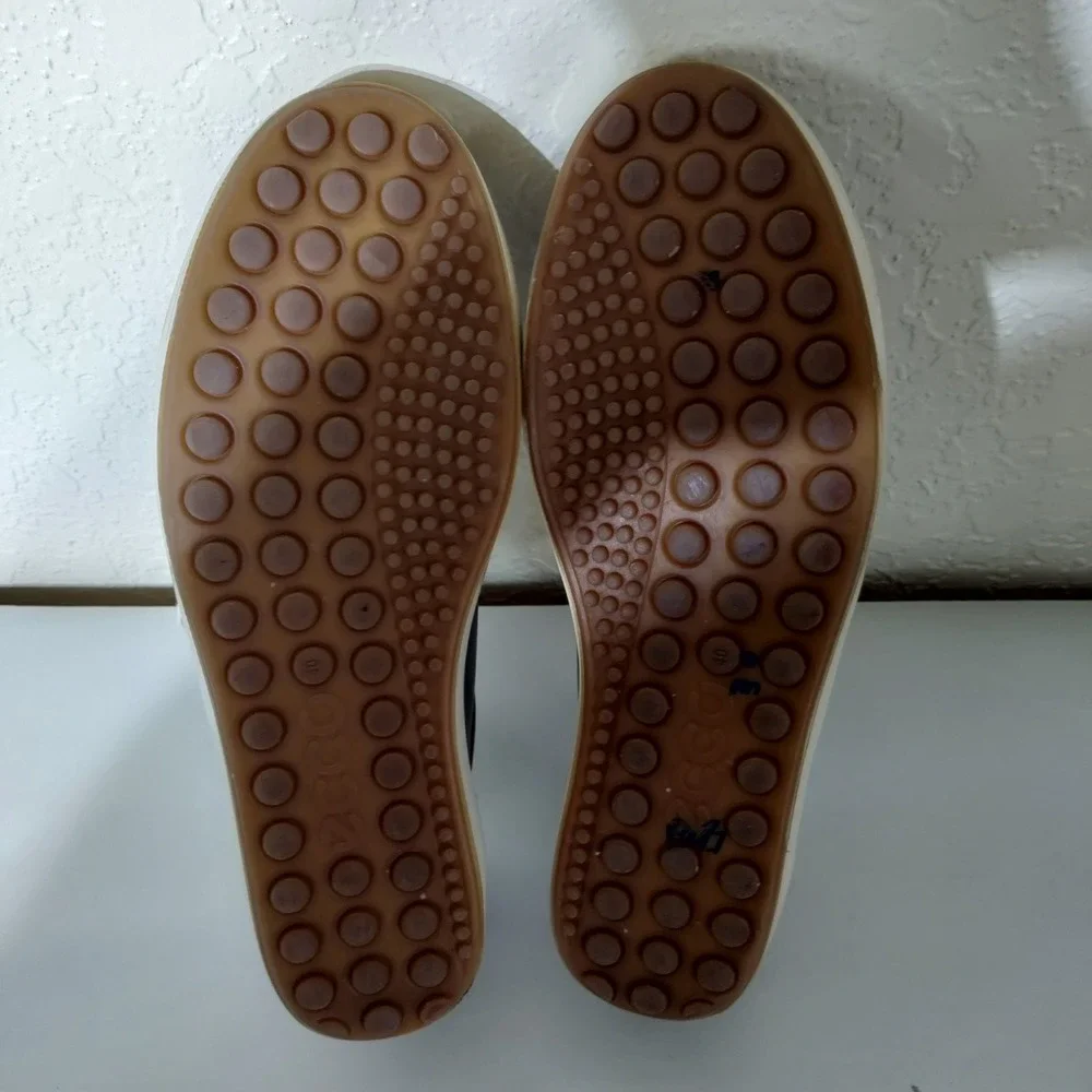 ECCO Soft 7 Mens  Brown Leather Low Top Sneakers 43000301674 Size 40‎ 9-9.5
